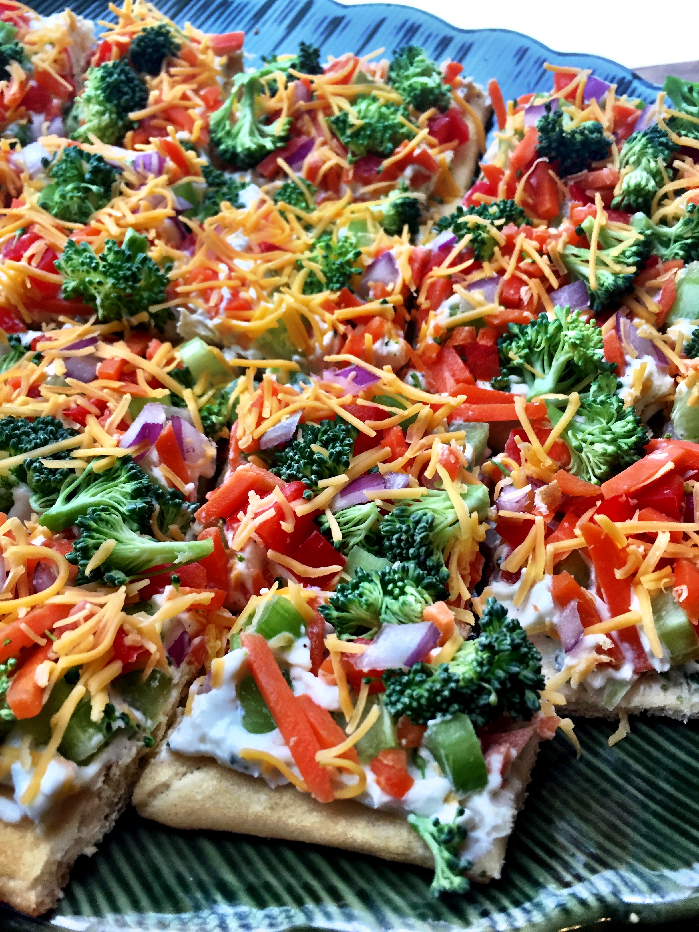 Crescent Veggie Pizza