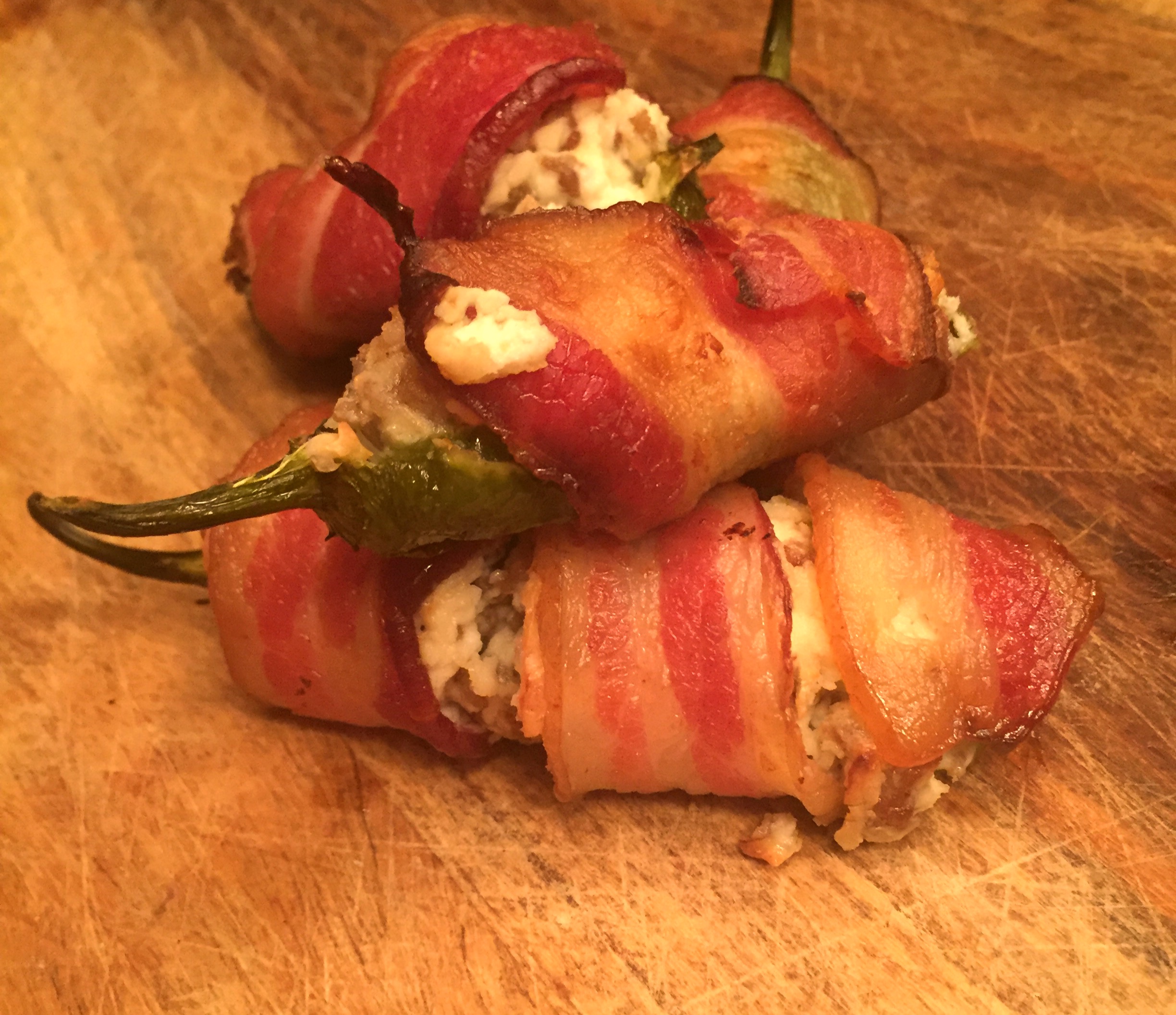 Bacon Wrapped Stuffed Jalapeños