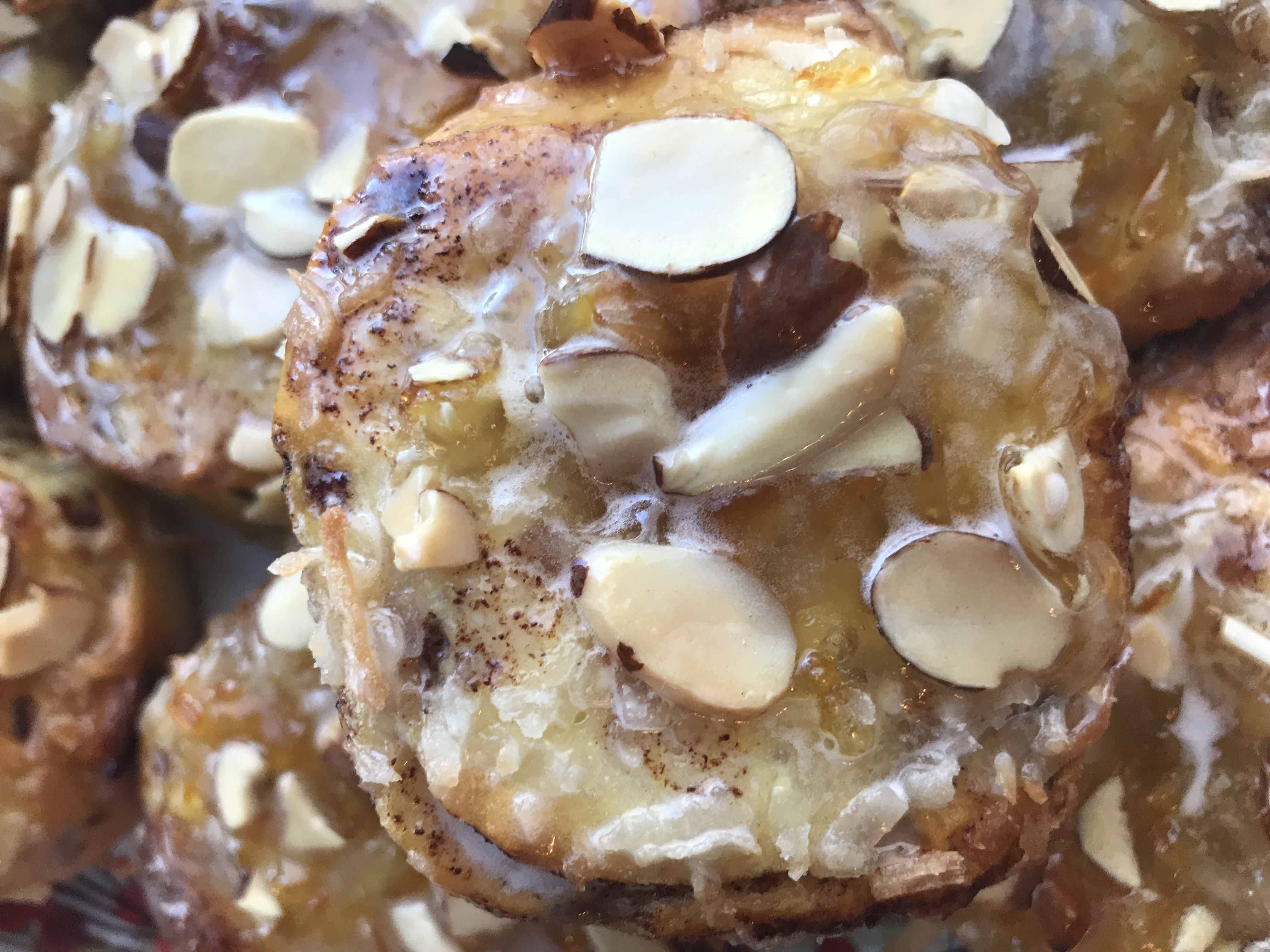 Coconut Orange Cinnamon Rolls with Almonds