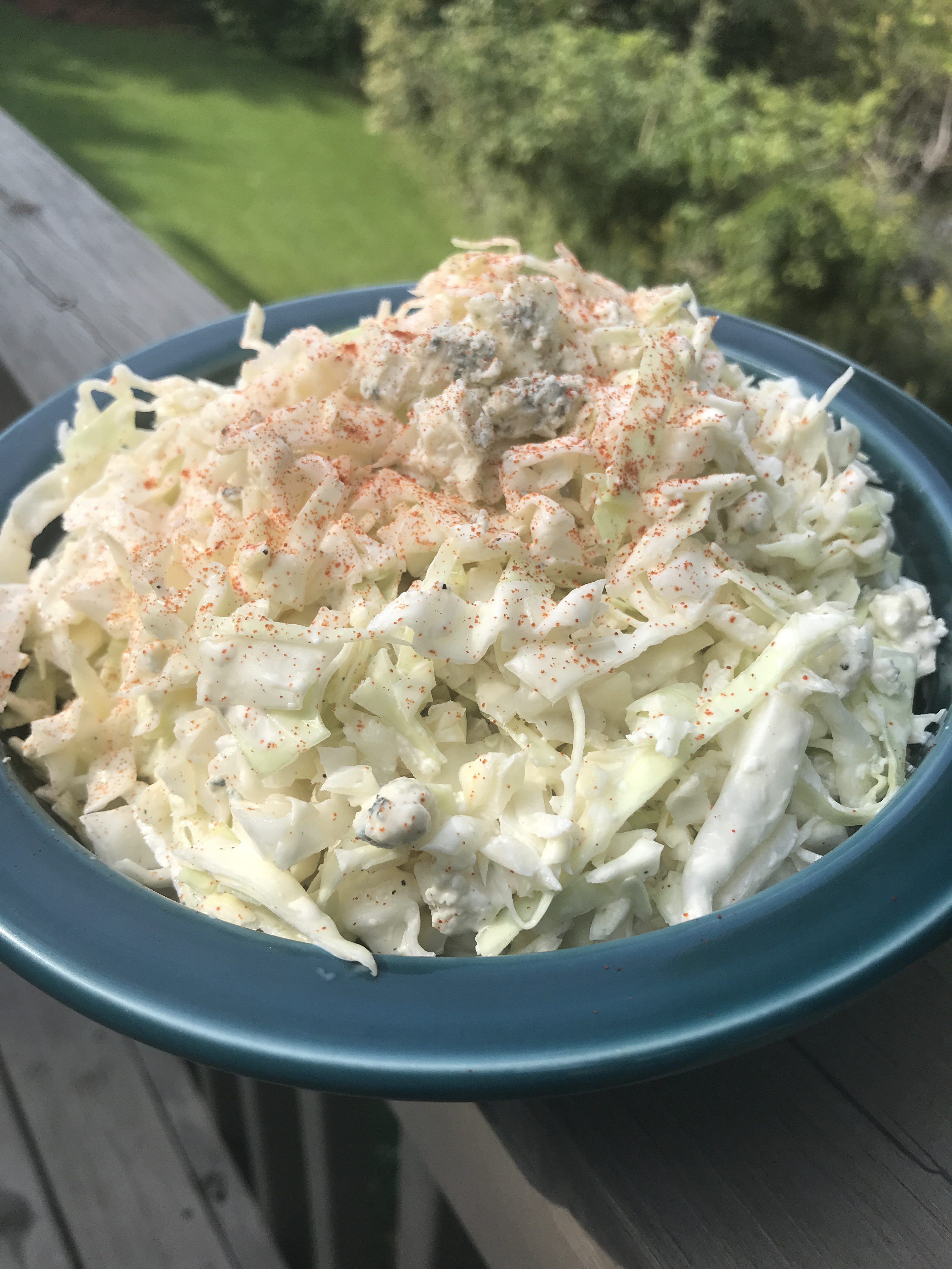 Easy Blue Cheese Coleslaw