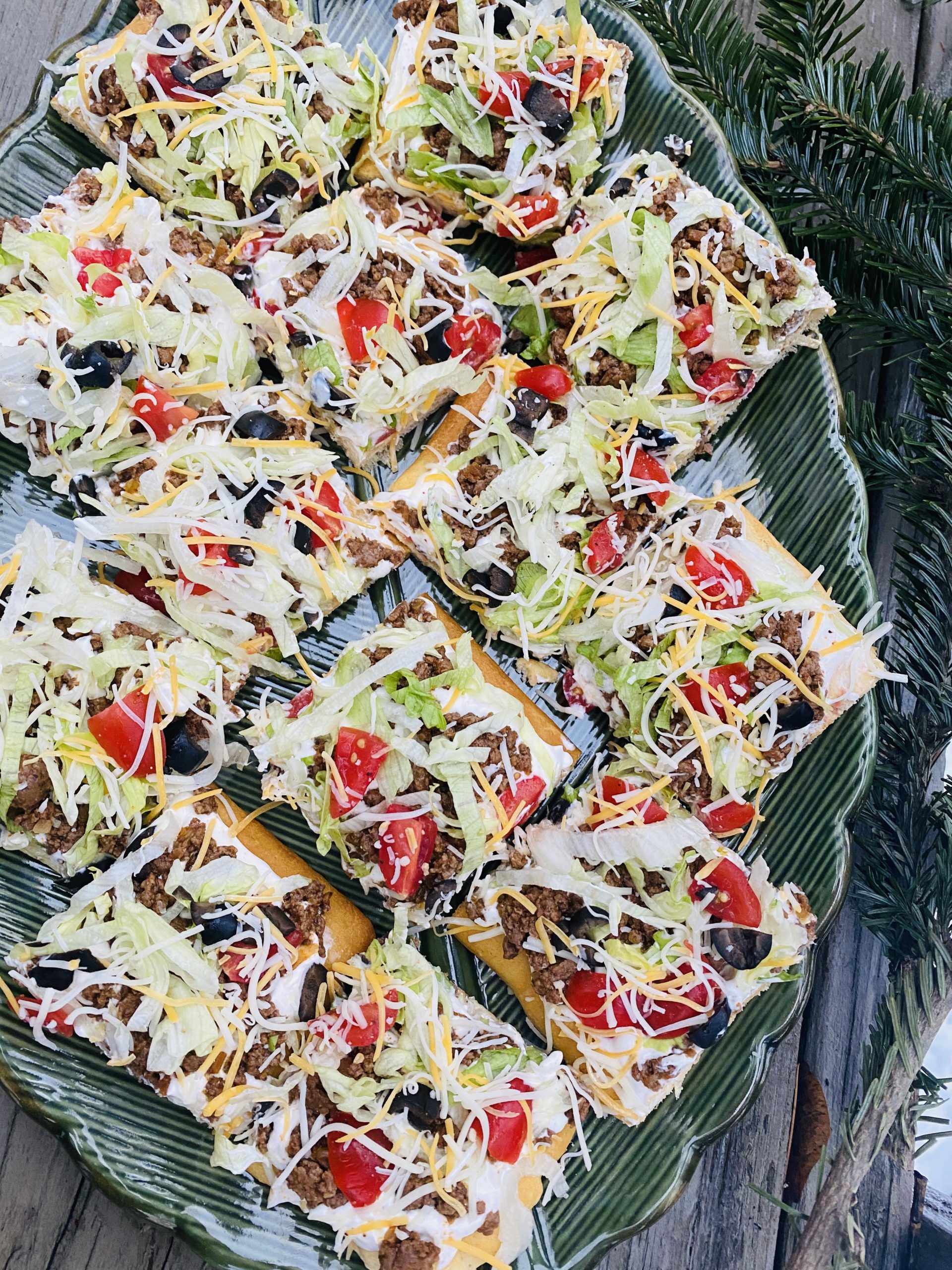 Crescent Taco Pizza